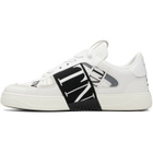 Valentino Garavani White Low-Top Calfskin VL7N Sneakers