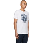 Dolce and Gabbana White Heraldic Print T-Shirt