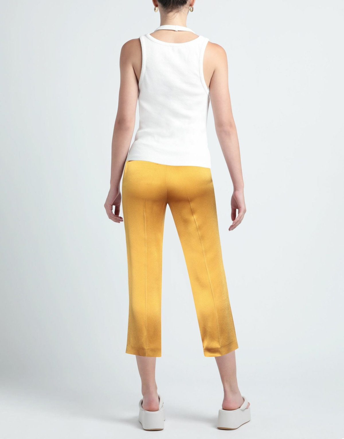 Rochas Womens Pants Marigold