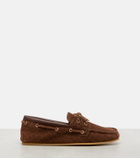 Gucci GG suede boat shoes