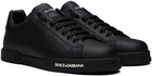 Dolce & Gabbana Black Portofino Sneakers