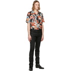 Saint Laurent Multicolor Tropical Short Sleeve Shirt