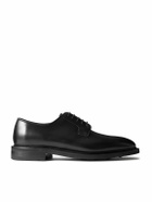 MORJAS - The Plain Toe Leather Derby Shoes - Black