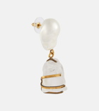 Erdem - Faux pearl drop earrings