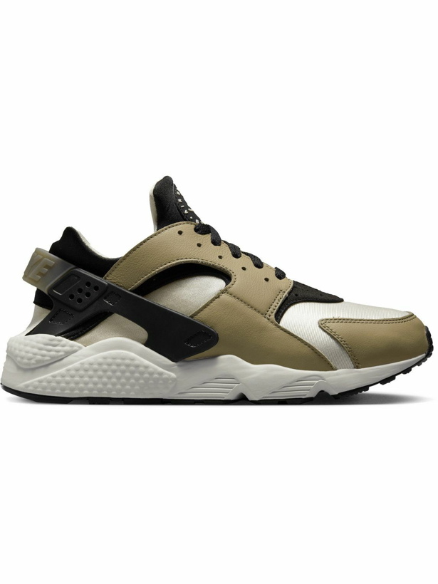 Photo: Nike - Air Huarache Leather and Rubber-Trimmed Neoprene Sneakers - Neutrals