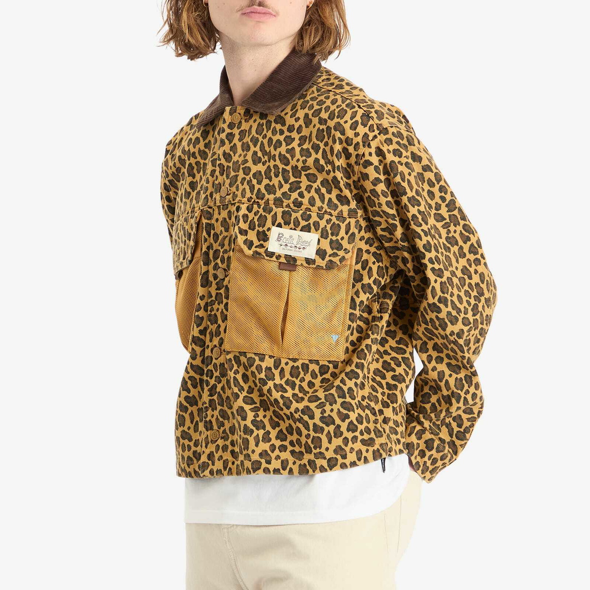 未使用・タグ付　braindead　Cropped Chore　チョアジャケット Cropped Chore Jacket - Leopard – Brain Dead
