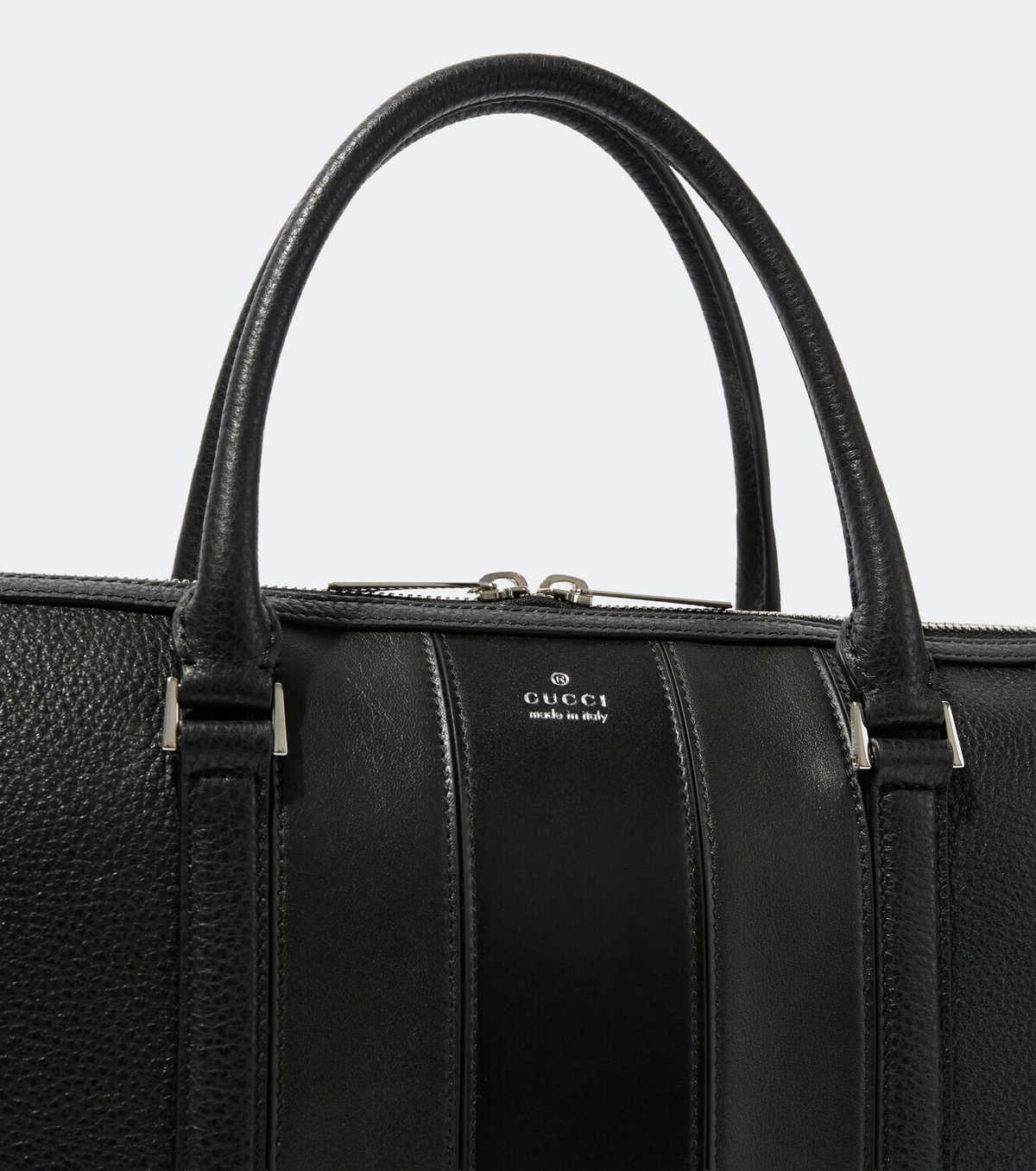 Gucci Web Trademark Medium leather briefcase