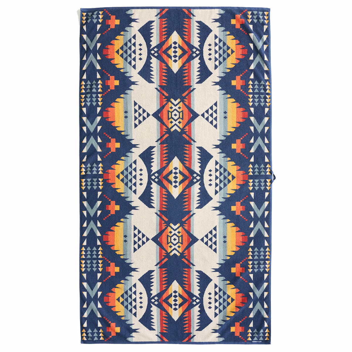 Pendleton Oversized Spa Towel in Nehalem Navy 