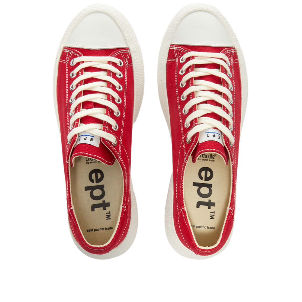 East Pacific Trade Men's Dive Canvas Sneakers in Red