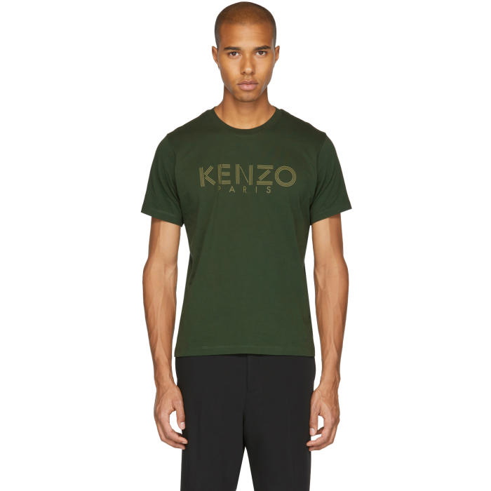 Photo: Kenzo Green Logo T-Shirt