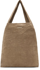 Liza Keane Beige Crinkled Tote