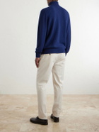 Brunello Cucinelli - Alpaca-Blend Rollneck Sweater - Blue