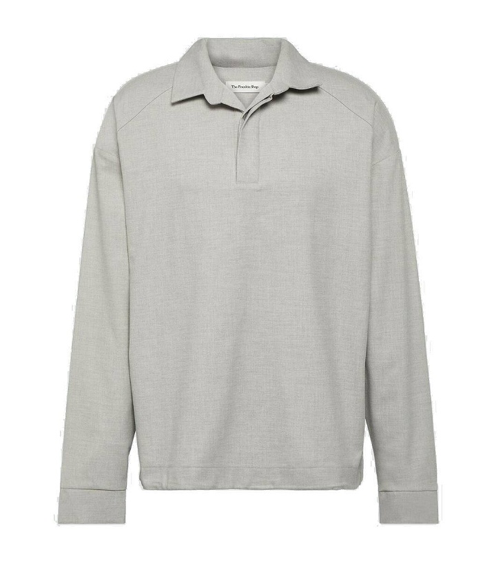Photo: The Frankie Shop Dennis polo woven sweater