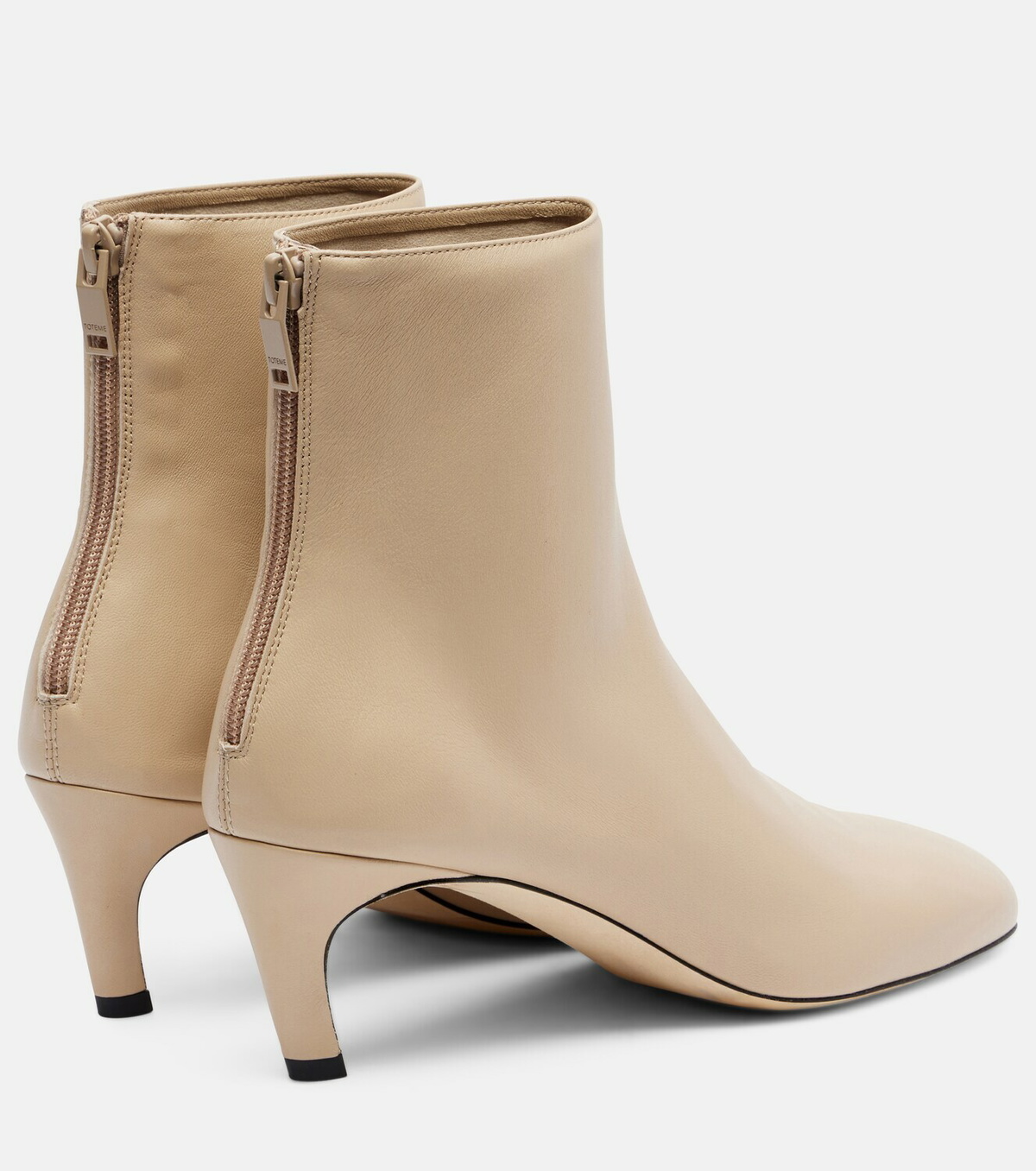 Toteme Leather ankle boots