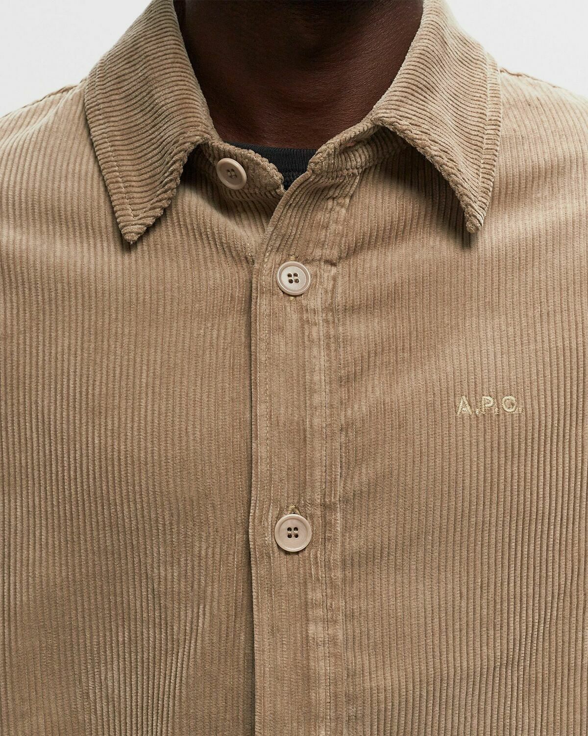 A.P.C. Surchemise Bobby Beige Longsleeves
