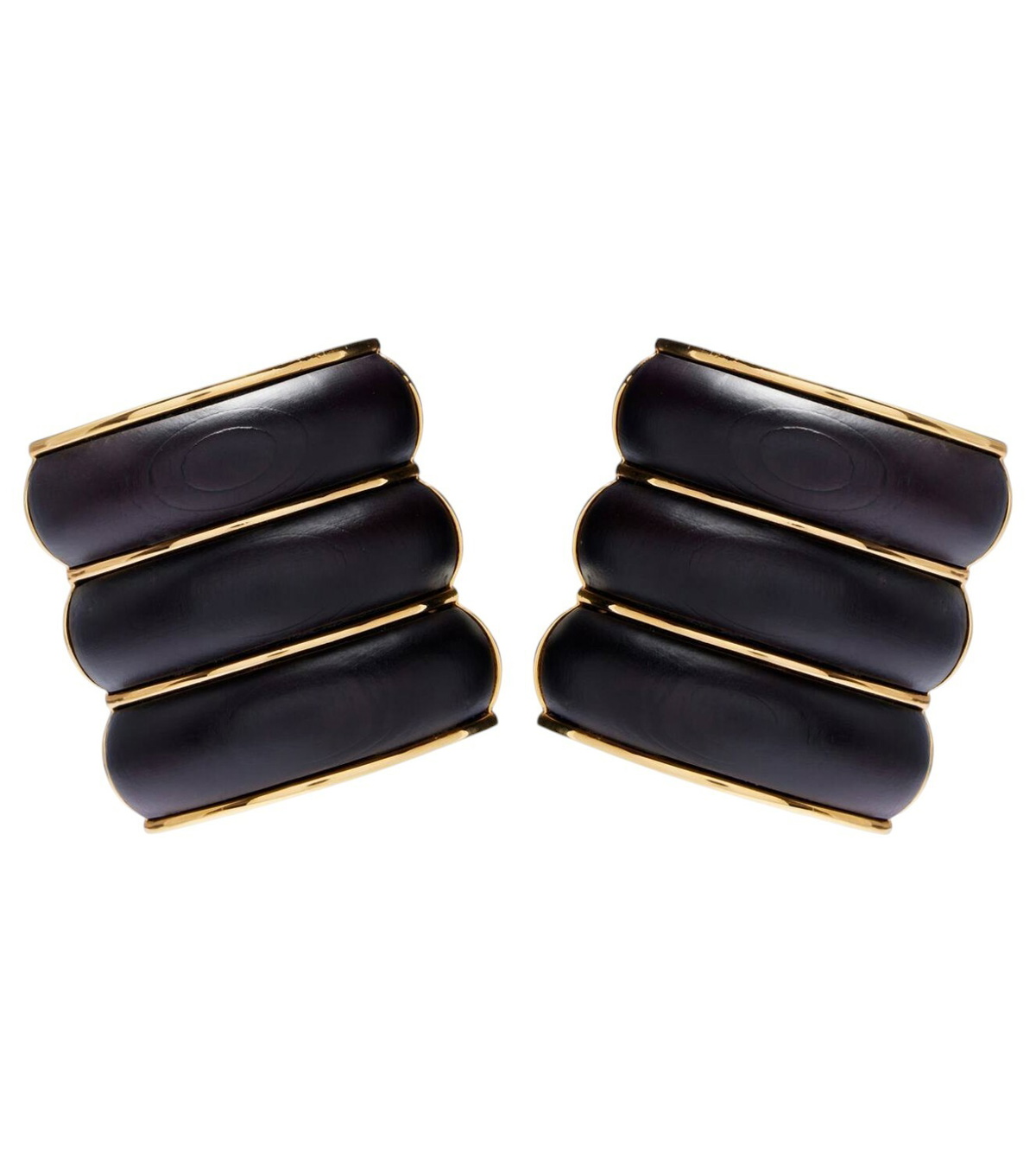 【関税込み】ALAIA ゴールド Thin Spiral ピアス Thin Spiral S gold-plated stainless steel earrings in gold