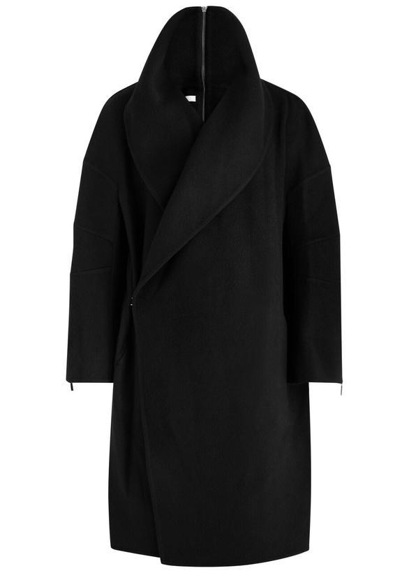 Photo: Helmut Lang Alex Wool Coat Black