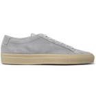 Common Projects - Achilles Suede and Leather Sneakers - Gray