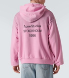 Acne Studios Logo distressed jersey hoodie