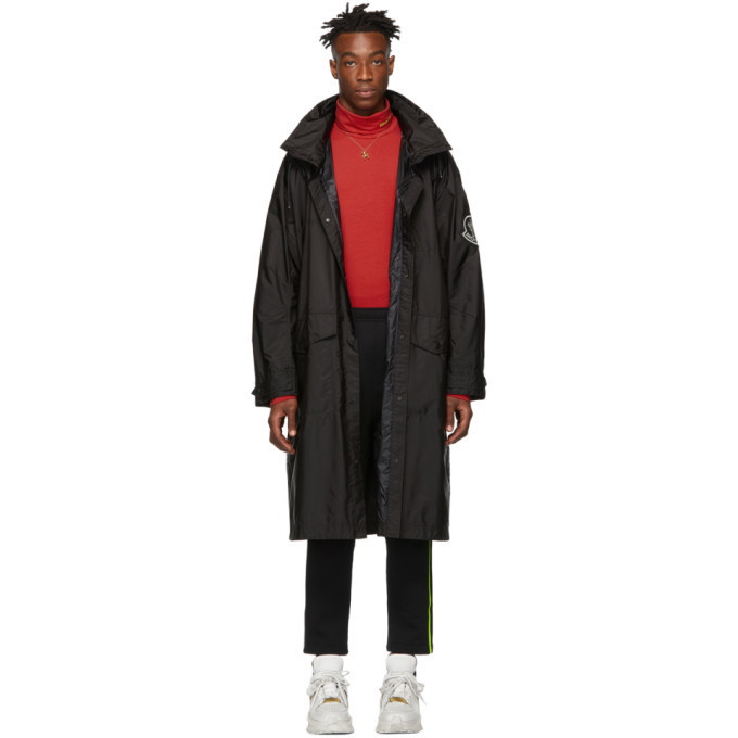 Photo: Moncler Genius 2 Moncler 1952 Black Greg Long Coat