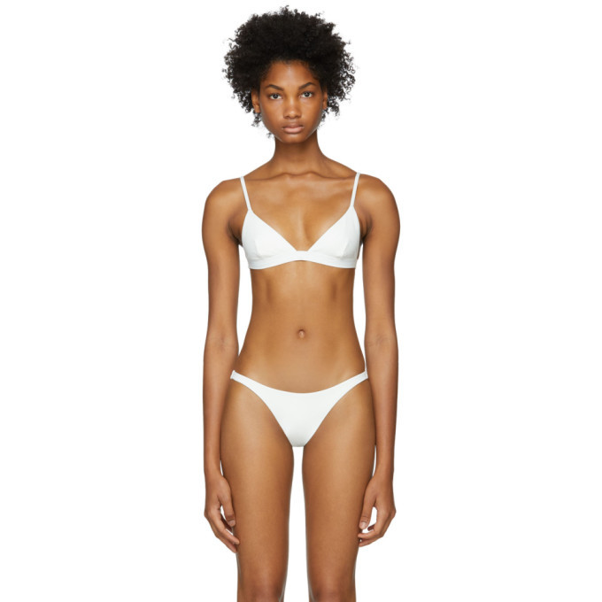 Photo: Her Line White Ava Bikini Top