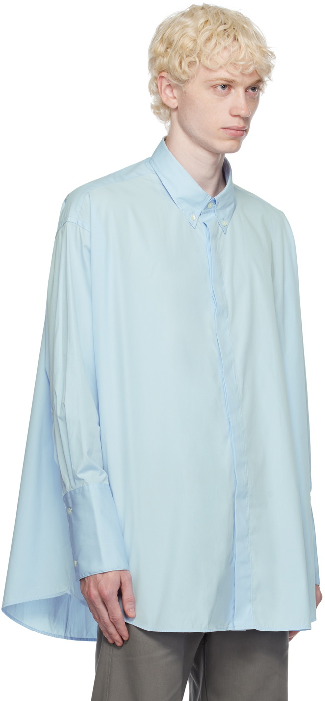 AMI Paris Blue Button Down Shirt
