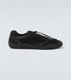 Prada Speedrock leather-trimmed sneakers