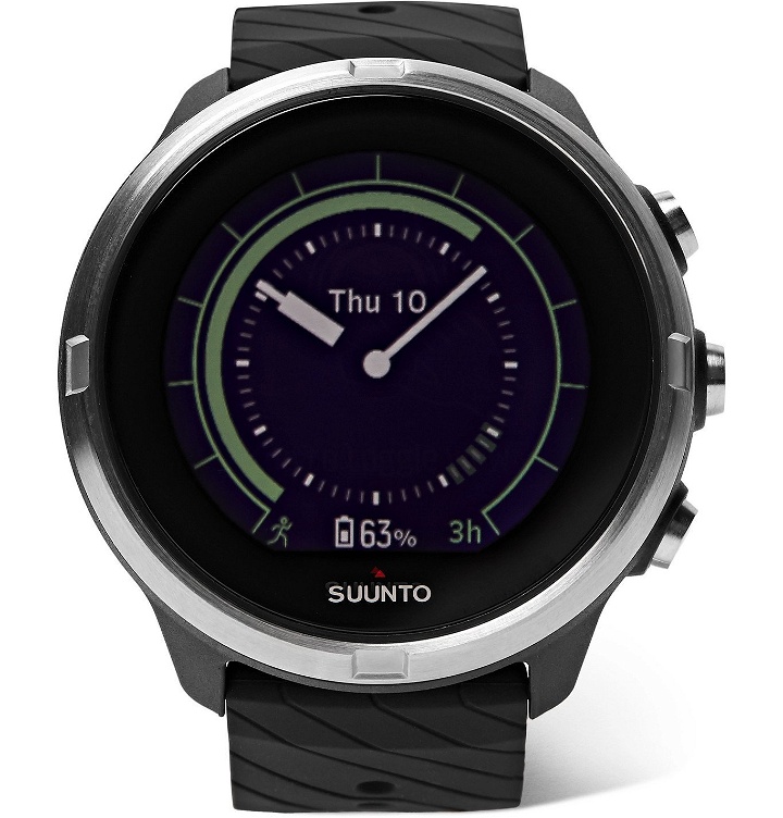 Photo: Suunto - 9 G1 GPS 50mm Stainless Steel and Silicone Smart Watch - Black