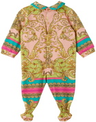 Versace Baby Multicolor Barocco Goddess Swim Set