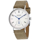 Nomos Tangente Hand Wind White Silver Dial Ladies Watch 123