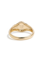 Yvonne Leon Baby Chevalière Ovale Léopard 9kt Gold Signet Ring