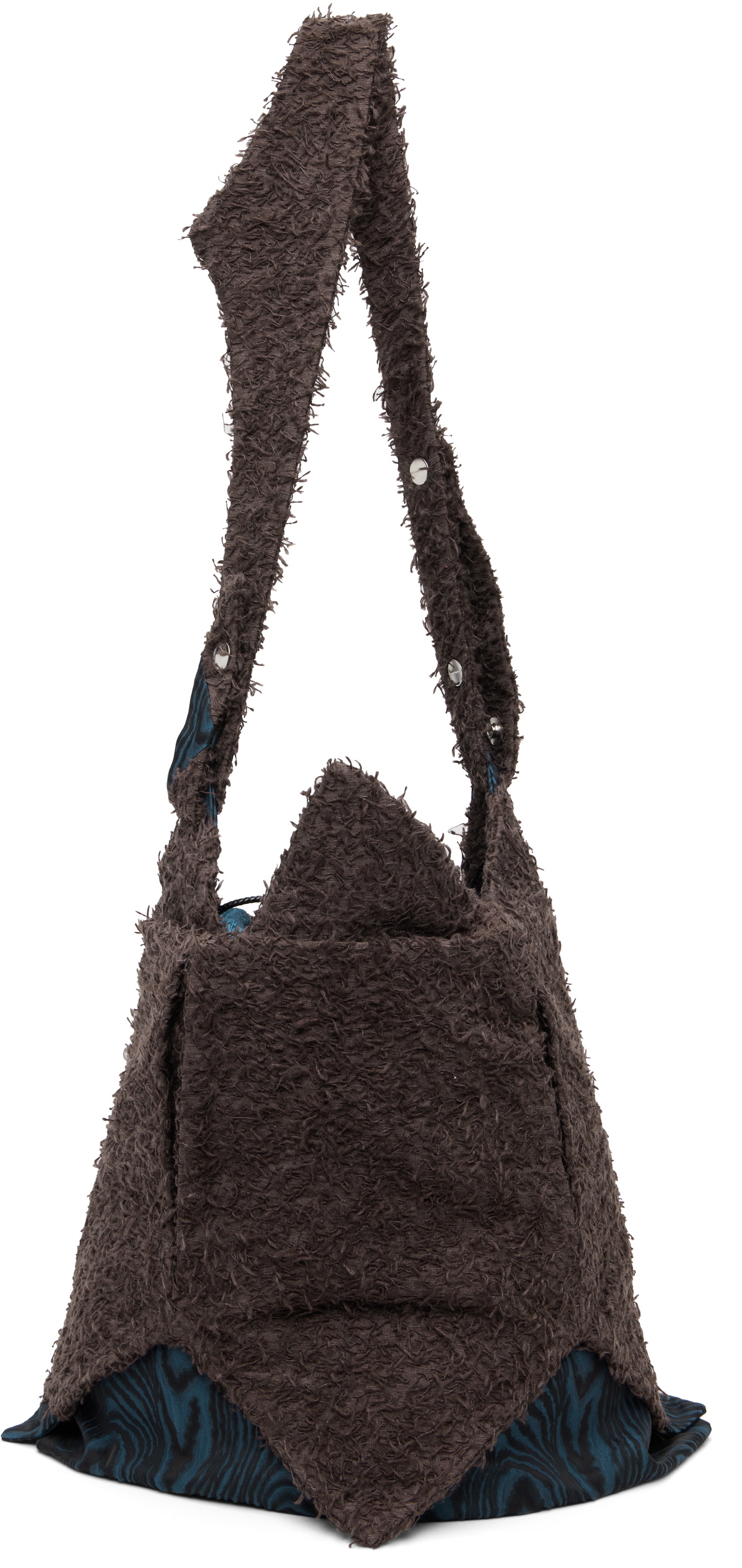 Kiko Kostadinov Brown & Navy Kaleidoscope Bag