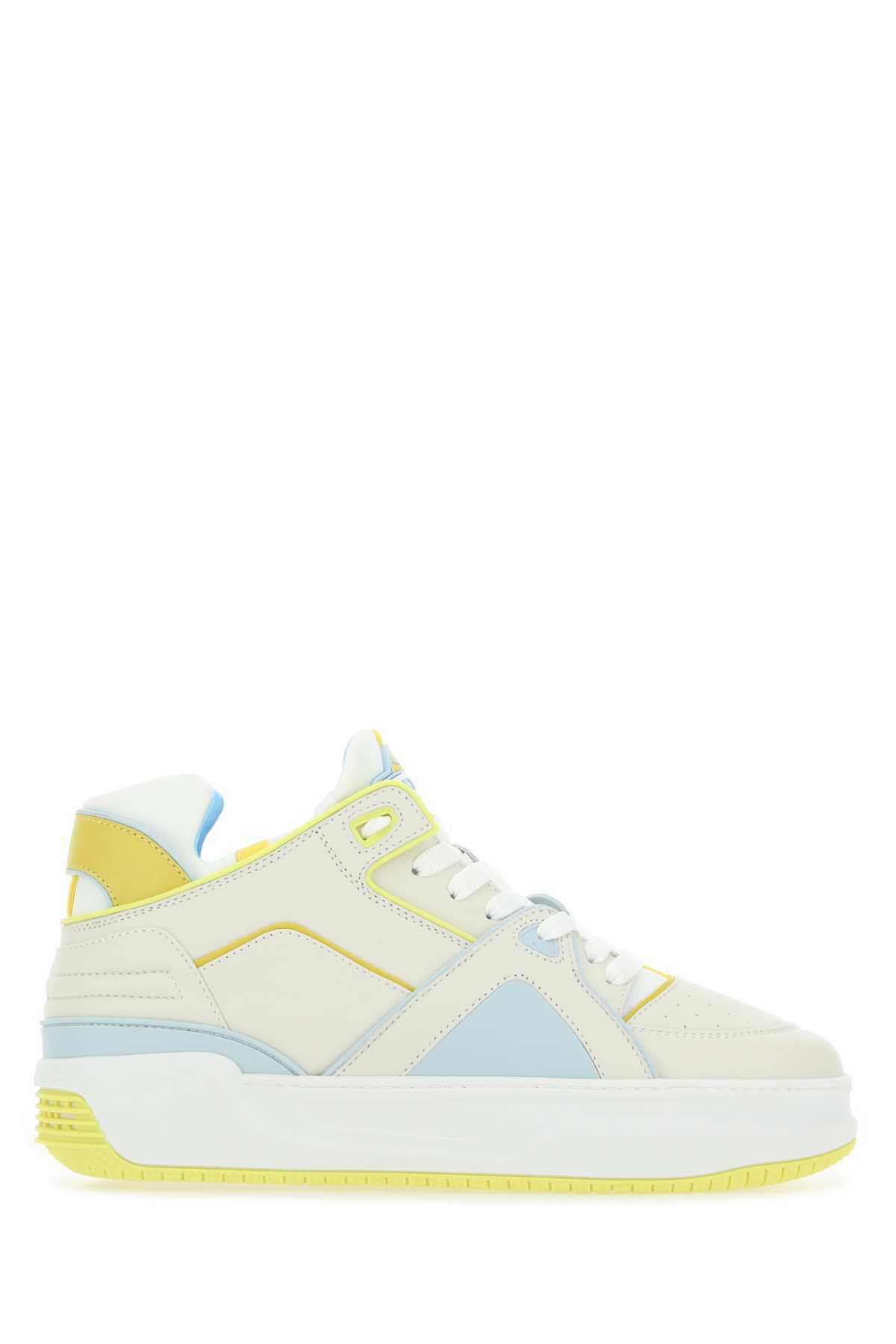Just Don Two-tone Leather Courtside Lo Jd3 Sneakers Just Don