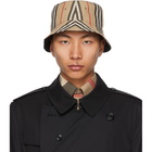 Burberry Reversible Cotton Icon Stripe Bucket Hat