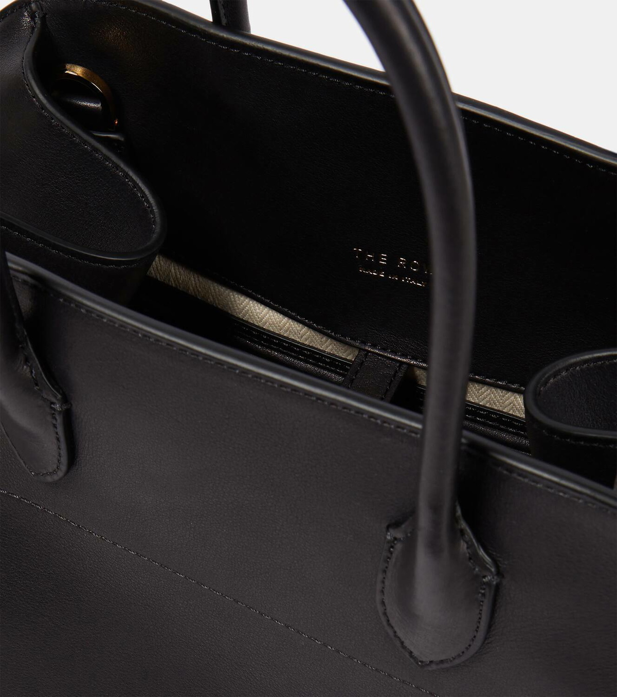 The Row Soft Margaux 12 leather tote bag