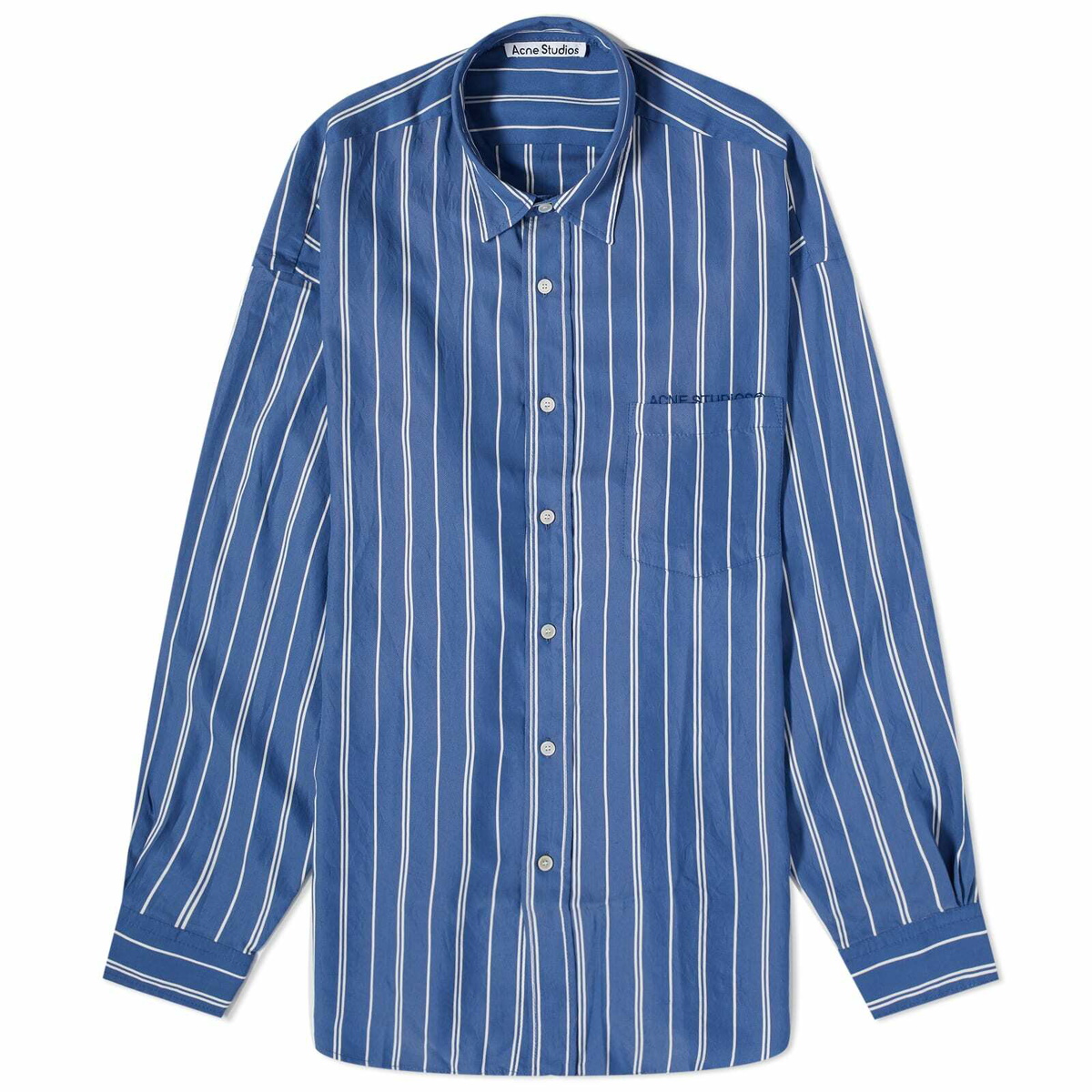 Acne Studios Blue Stripe Shirt