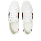 Gucci Men's New Ace GRG Bee Sneakers in White