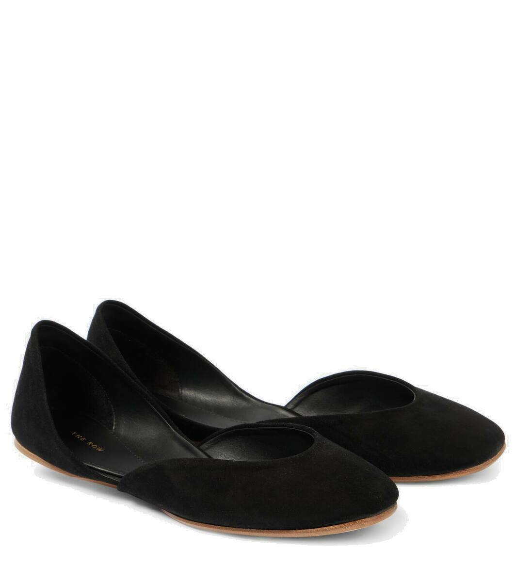シューズ・サンダルその他 The Row Gemma Ballet Slipper beige suede The Row | Gemma beige suede ballet flats | Savannahs