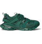 Balenciaga - Track Nylon, Mesh and Rubber Sneakers - Green