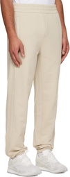 Moncler Off-White Cotton Sweatpants