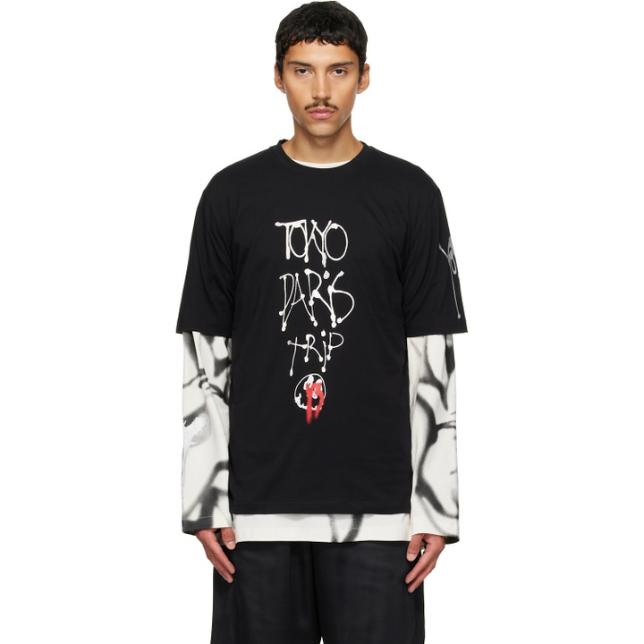 Photo: Y-3 Black Chito Edition City Graphic Short Sleeve T-shirt