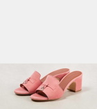 Loro Piana Summer Charms suede mules