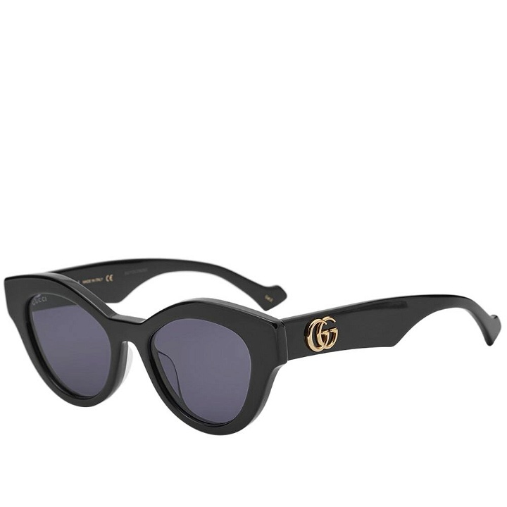 Photo: Gucci Men's Eyewear GG0957S Sunglasses in Black/Grey