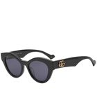 Gucci Men's Eyewear GG0957S Sunglasses in Black/Grey