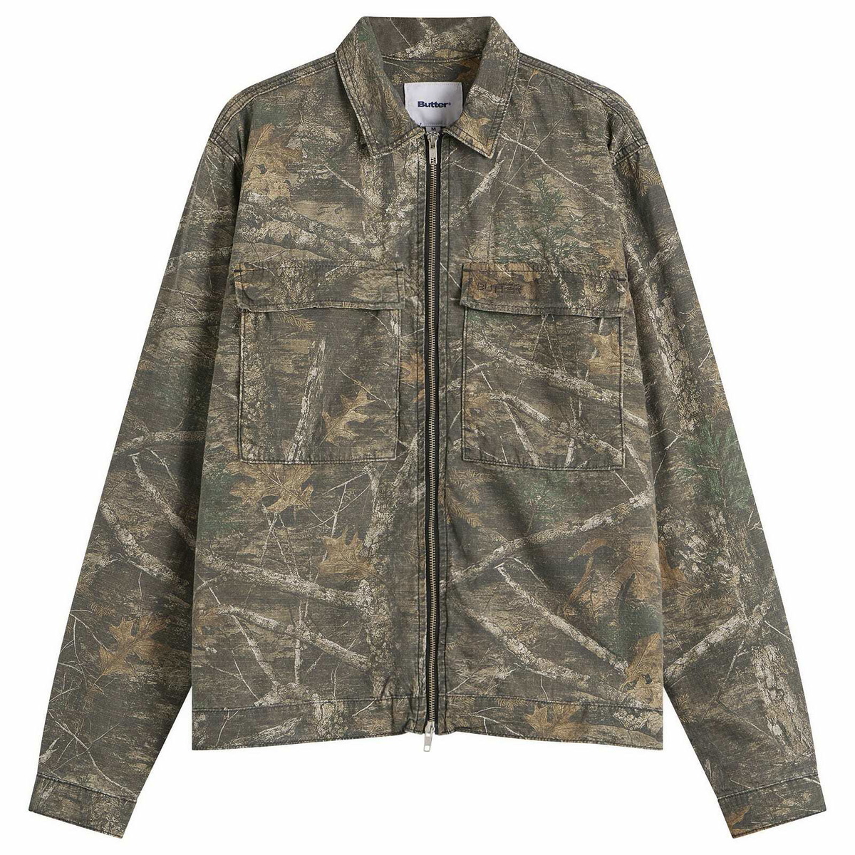 Butter Goods Men's Ripstop Core Jacket in Forest Camo