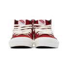 Vans Red Checkerboard OG Style 138 LX High-Top Sneakers