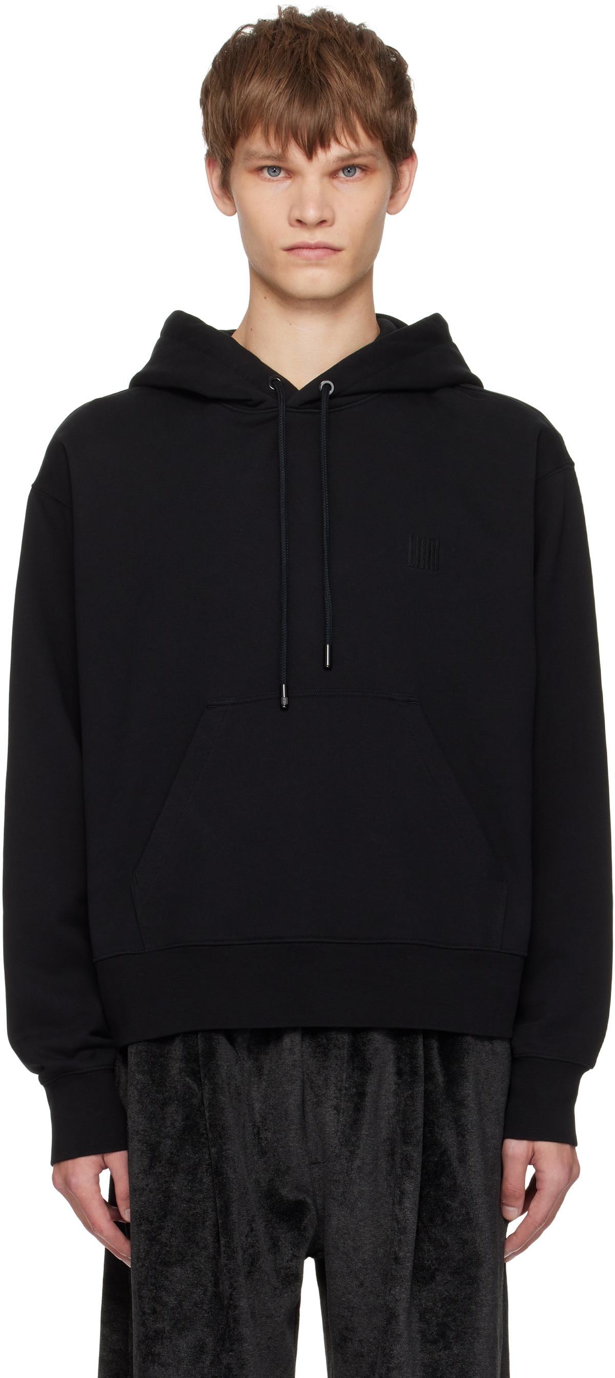 LGN Louis Gabriel Nouchi Black Logo Hoodie