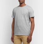 NN07 - Mélange Pima Cotton-Jersey T-Shirt - Gray