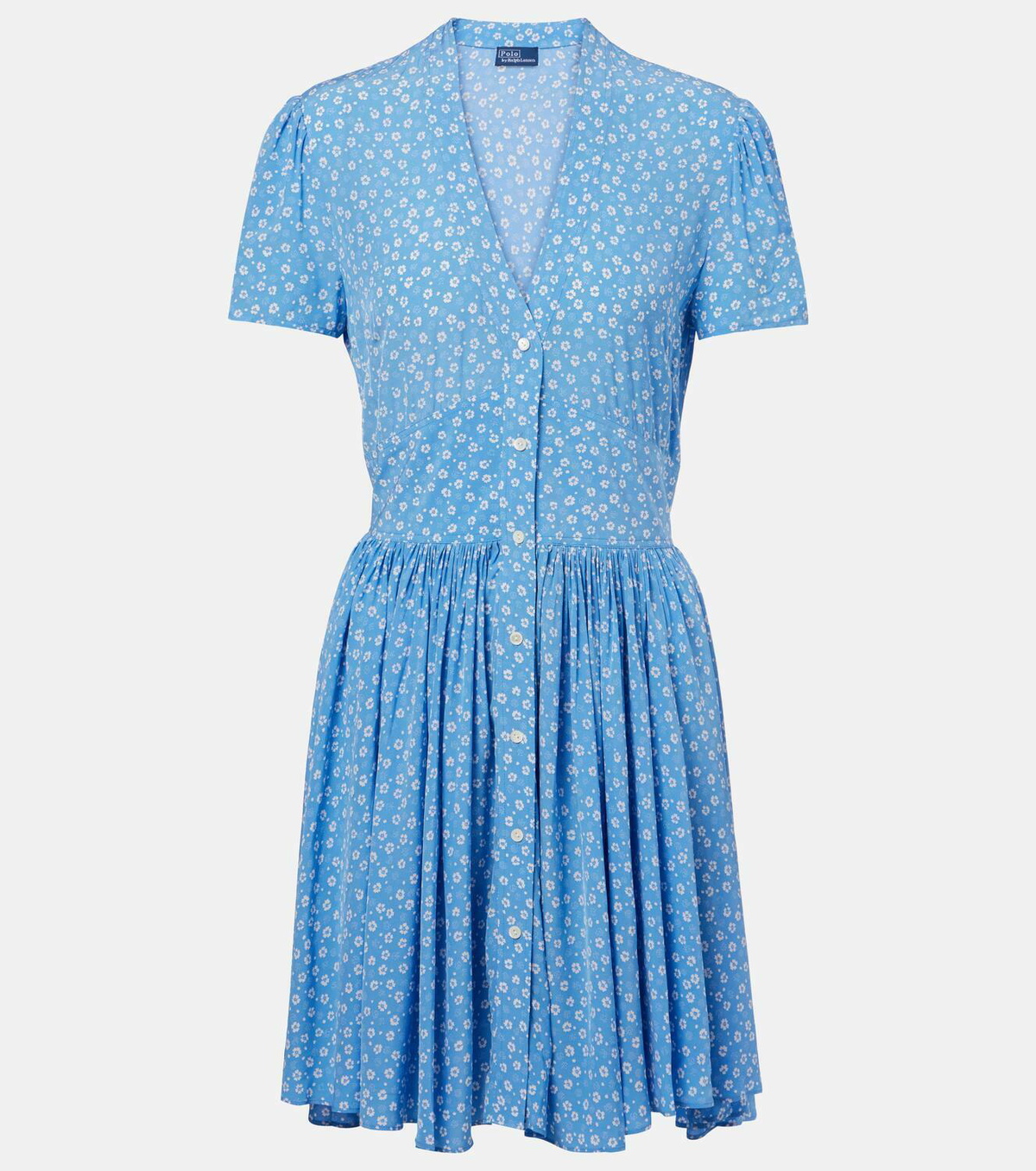 Polo Ralph Lauren Floral crêpe shirt dress