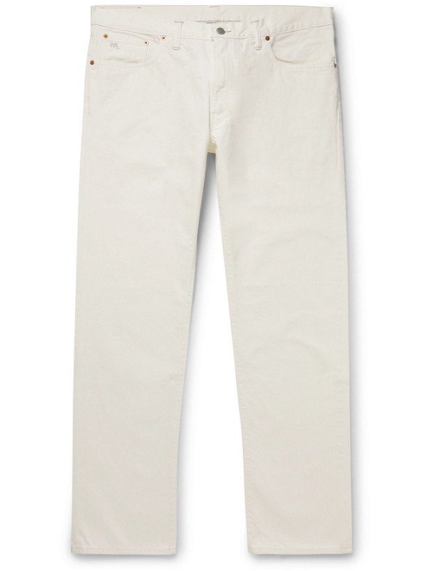 Photo: RRL - Slim-Fit Selvedge Denim Jeans - White